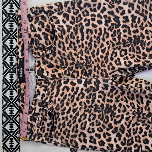 Hudson Nico Cigarette jeans in Cleo Leopard print sz28 - Picture 8 of 13
